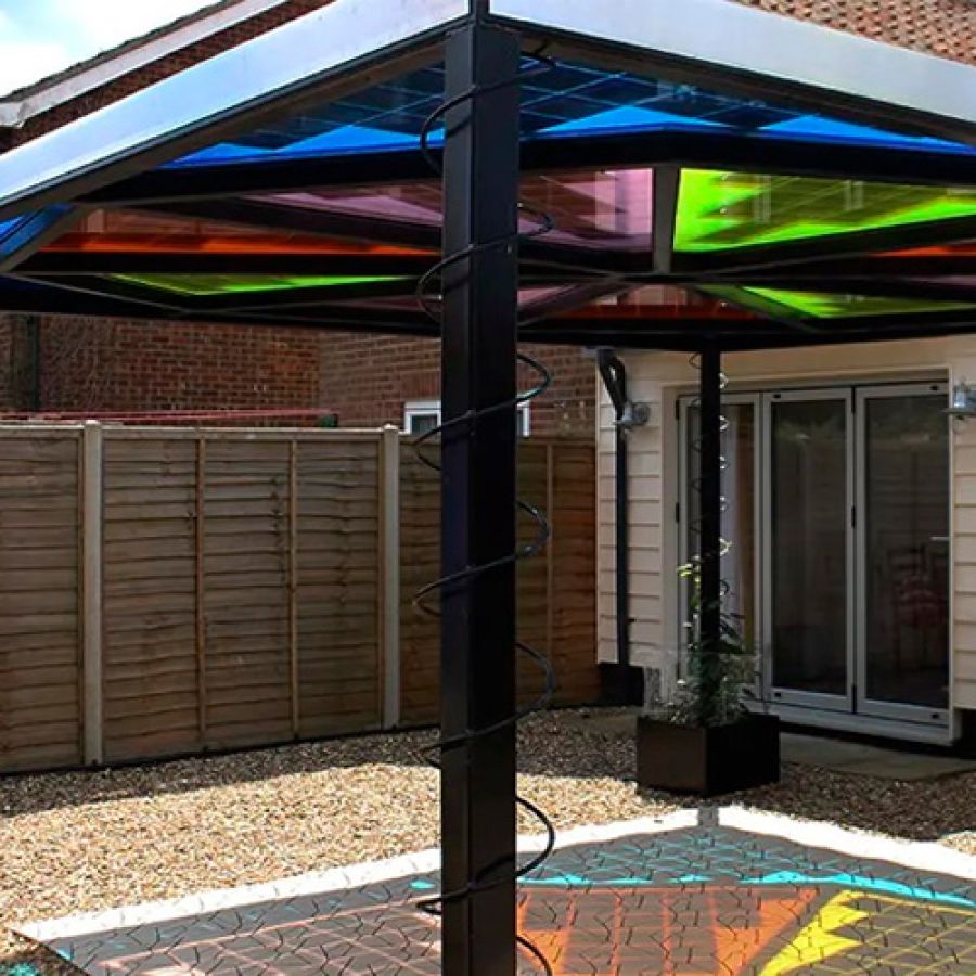 PÉRGOLA DE COLOR