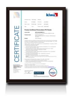 Certificación IEC del módulo fotovoltaico Bifacial