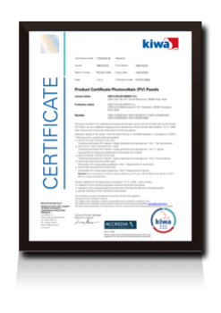 Certificaciones IEC61215: 2021 y IEC 61730:2016