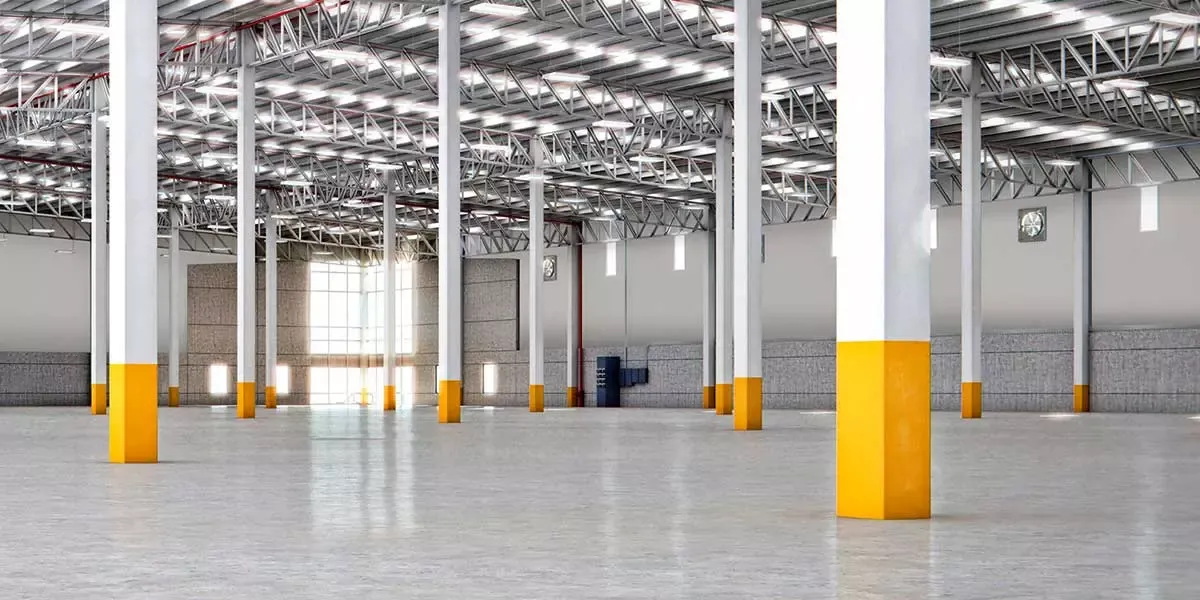 Vista interior muro cortina Convento City Park construido con vidrio fotovoltaico de silicio amorfo fabricado por Onyx Solar